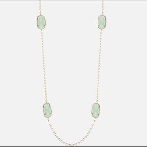 Kendra Scott Kellie Long Necklace in Chalcedony